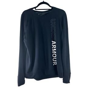 Under Armour Women’s Black Long Sleeve Thumbhole Top Size Large